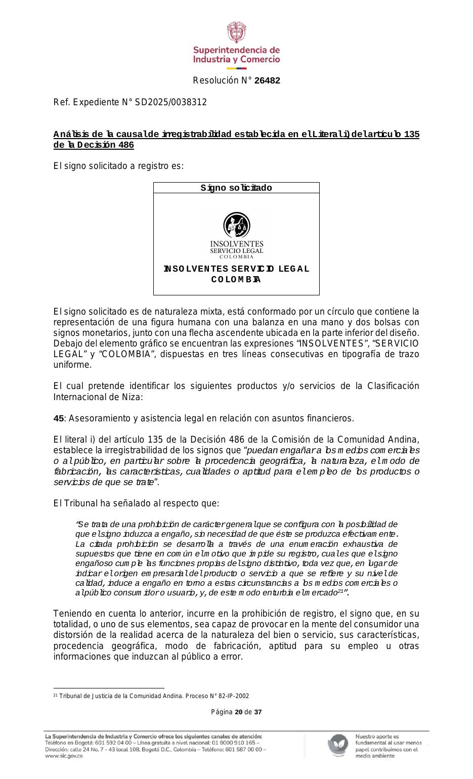 Resolución SIC — página 20 de 37