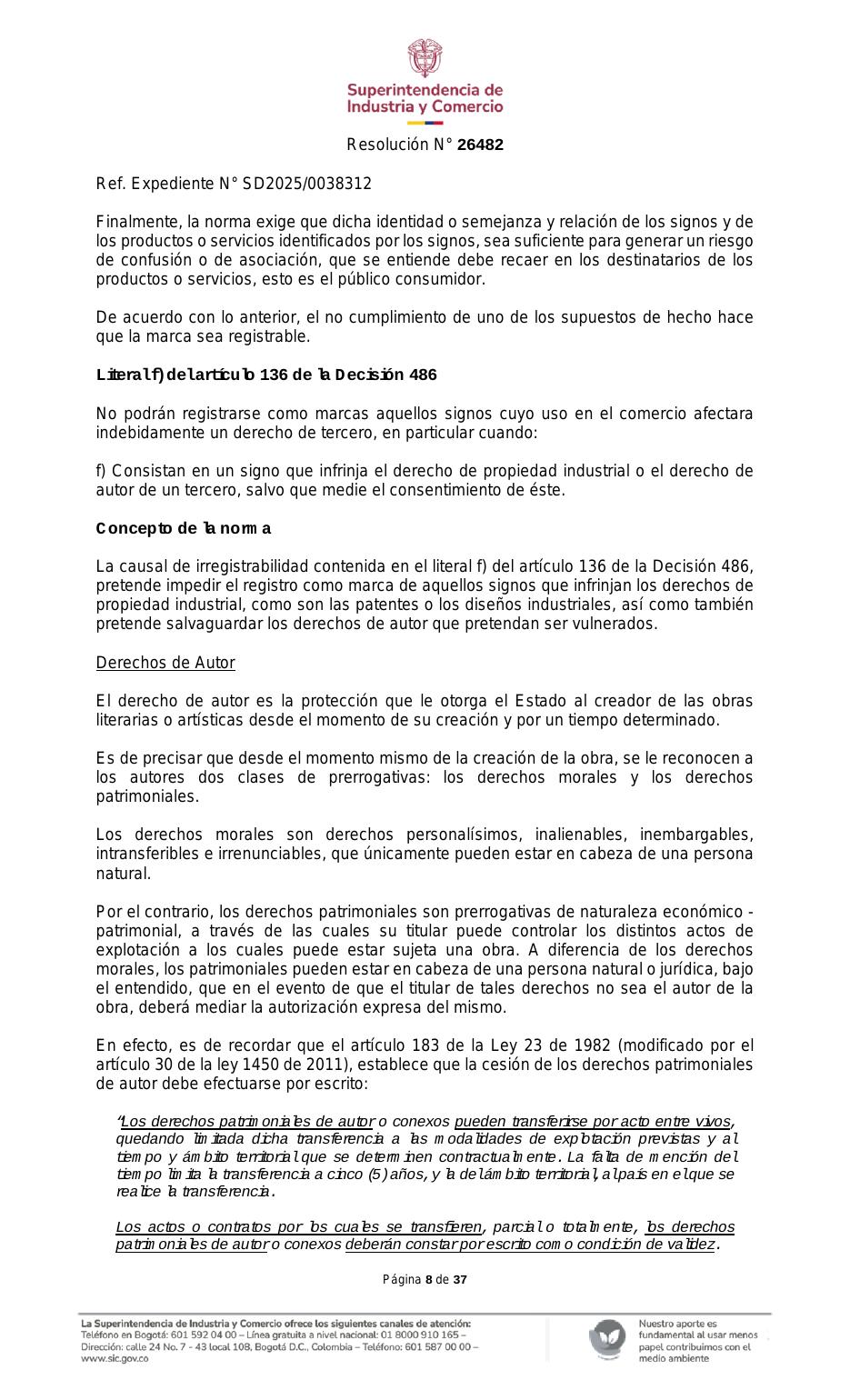 Resolución SIC — página 8 de 37
